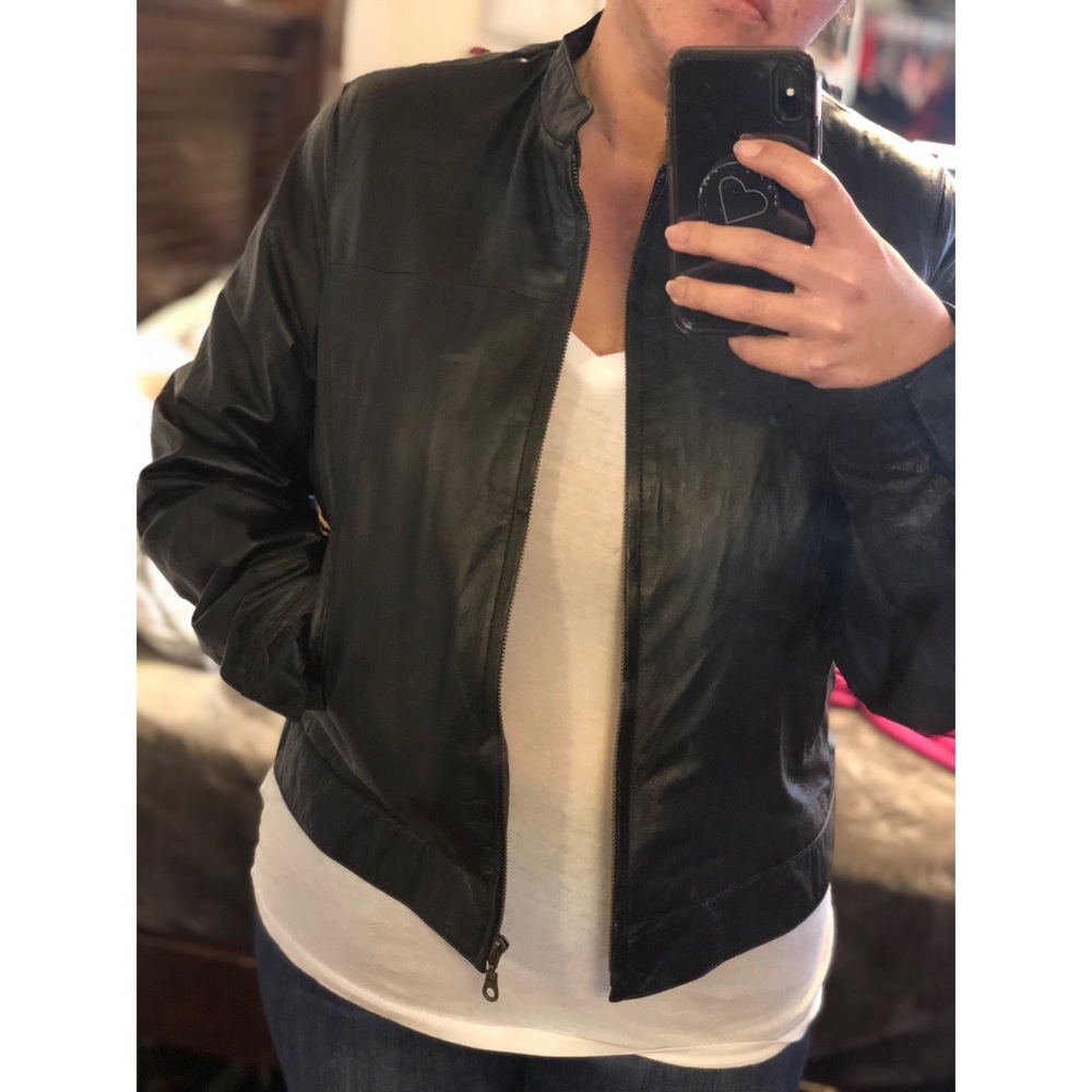 Leather World New York Leather Jacket